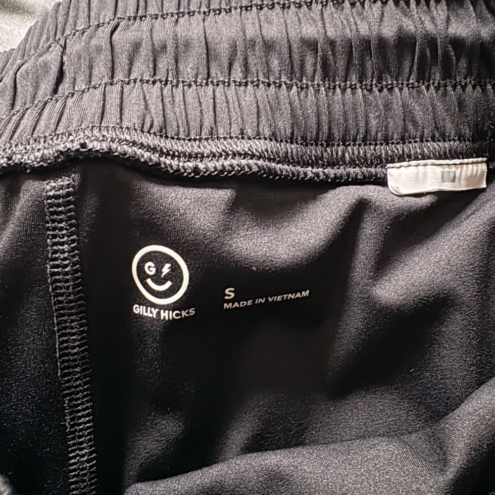 Gilly Hicks Black Layered Athletic Shorts with Drawstring - Picture 4 of 4